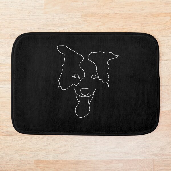 Item preview, Border Collie Line Art designed and sold by Hallamalla.