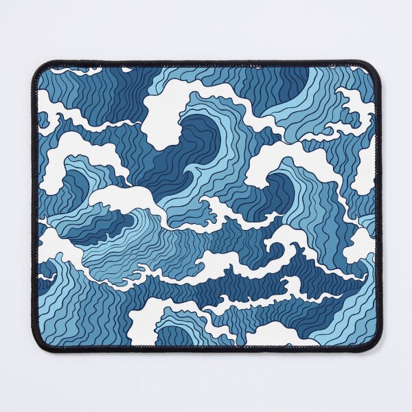 Item preview, The Great Wave Blue Pattern designed and sold by IllustrT.