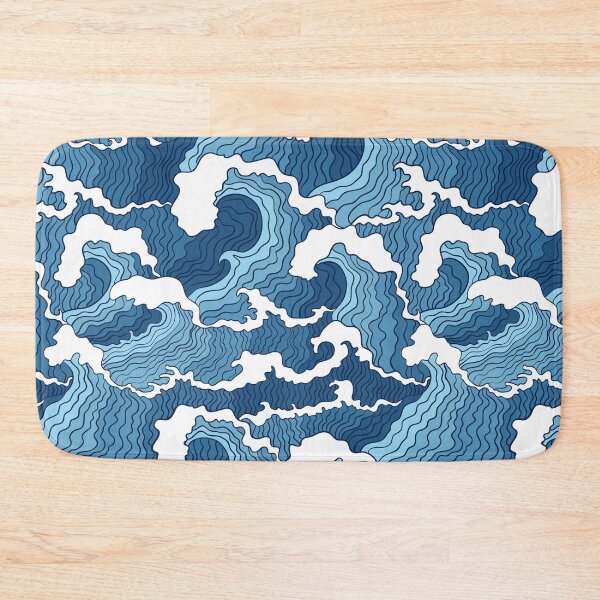 Item preview, The Great Wave Blue Pattern designed and sold by IllustrT.