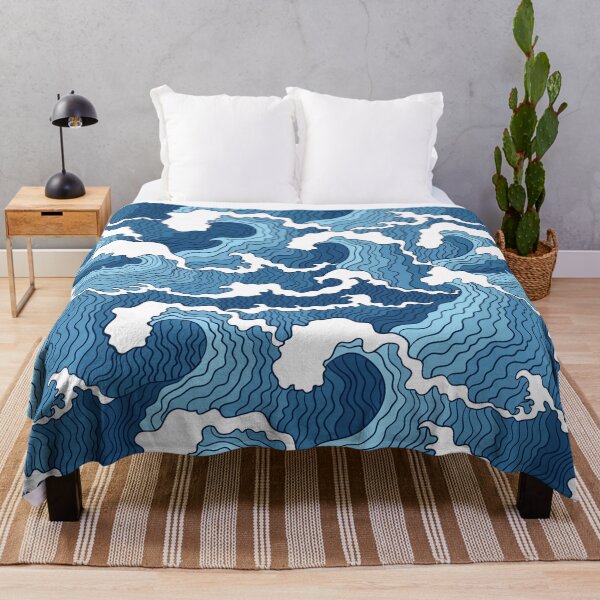Item preview, The Great Wave Blue Pattern designed and sold by IllustrT.