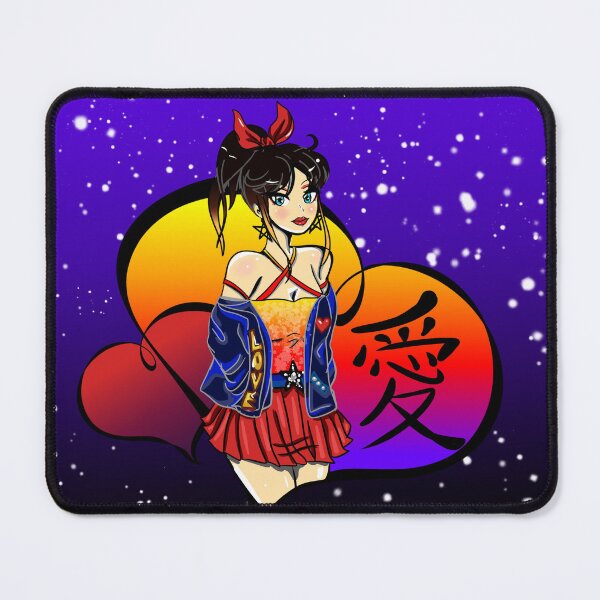 Item preview, Love Ai Anime Girl designed and sold by MarielaArtShop.