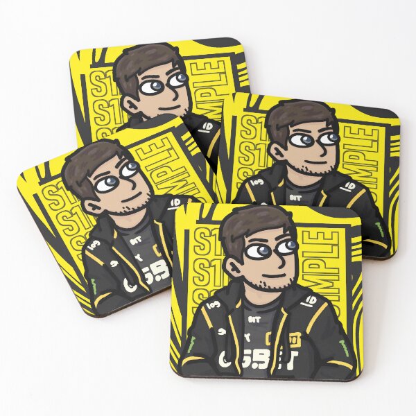 Item preview, CSGO S1MPLE 2022 designed and sold by EsportsCartoon.