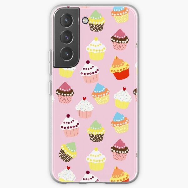 Happy cup cake Samsung Galaxy Soft Case