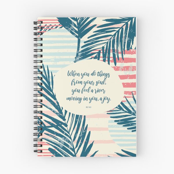 Item preview, When you do things from your soul, you feel a river moving in you, a joy. - Rumi designed and sold by StudioCitrine.