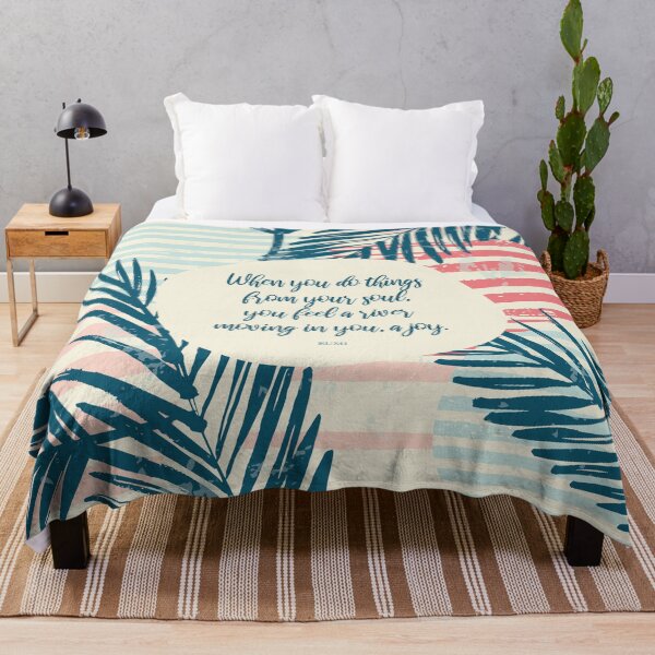 Item preview, When you do things from your soul, you feel a river moving in you, a joy. - Rumi designed and sold by StudioCitrine.