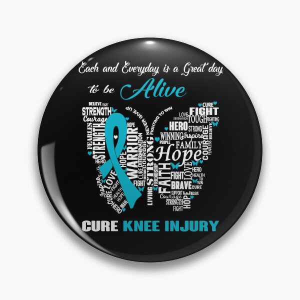 Item preview, Butterfly Ribbon Cure Knee Injury Awareness designed and sold by Tadmab.
