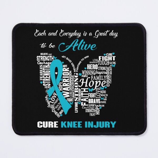 Item preview, Butterfly Ribbon Cure Knee Injury Awareness designed and sold by Tadmab.