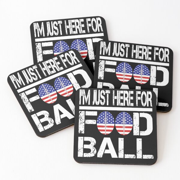 Item preview, I'm Just Here For Foodball, Funny Football designed and sold by YARA TS.