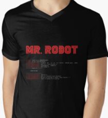 MR ROBOT fsociety00.dat Men's V-Neck T-Shirt