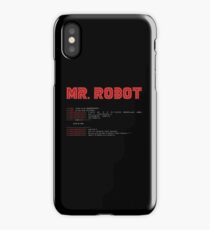 MR ROBOT fsociety00.dat iPhone Case/Skin