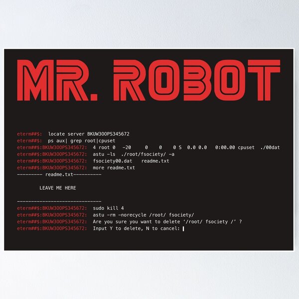 Made myself a minimalist Mr Robot wallpaper [4k] : r/MrRobot