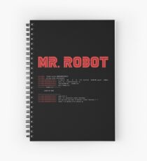 MR ROBOT fsociety00.dat Spiral Notebook