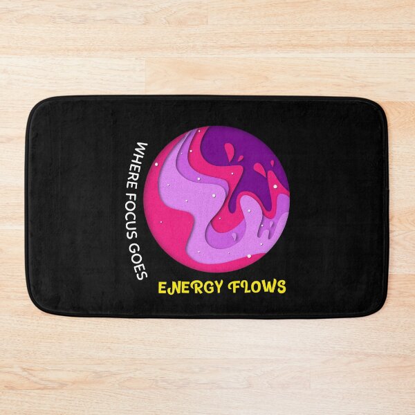 Item preview, Where Focus Goes Energy Flows. Best Quotes Motivational Wallart designed and sold by SuccessfulVibes.
