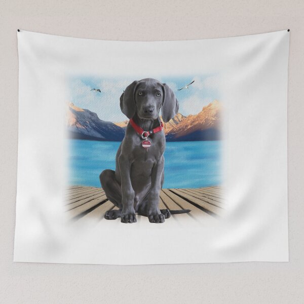 Item preview, Dog at Lake designed and sold by HappyLifeCreate.