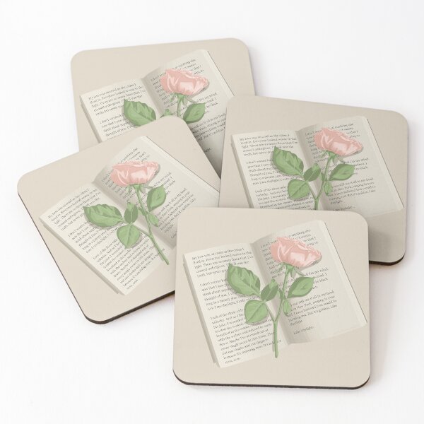 Item preview, Taylor Daylight Lyrics Poetry Book With Pink Rose designed and sold by ivyandstone.