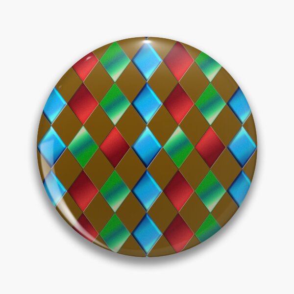 Artikelvorschau, Harlekin-Muster-rote grüne blaue Diamant-Formen entworfen und verkauft von CharJens.