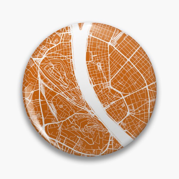 Item preview, Budapest, Hungary, City Map - Orange designed and sold by helloadventure.