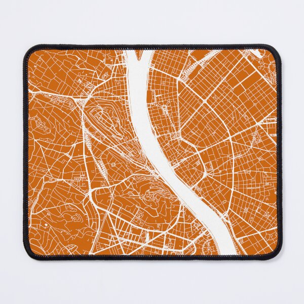 Item preview, Budapest, Hungary, City Map - Orange designed and sold by helloadventure.