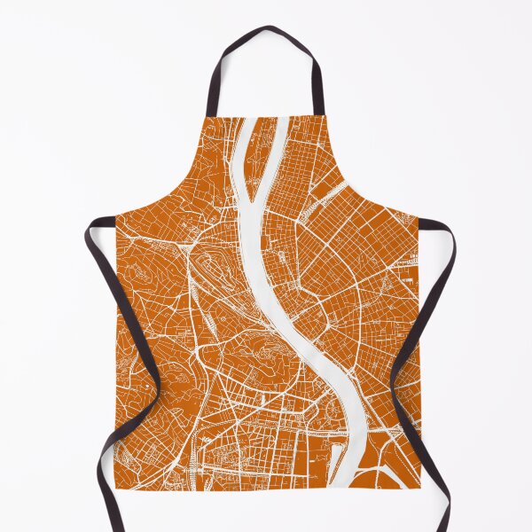 Item preview, Budapest, Hungary, City Map - Orange designed and sold by helloadventure.