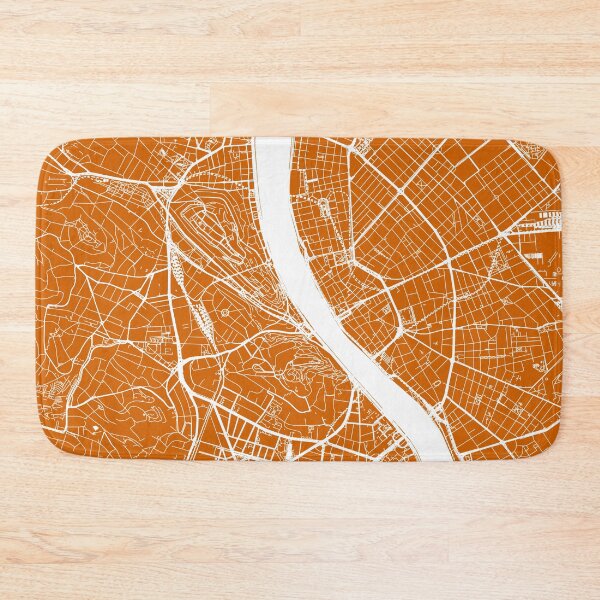 Item preview, Budapest, Hungary, City Map - Orange designed and sold by helloadventure.