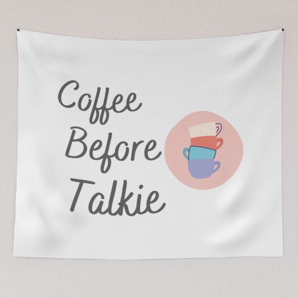 Item preview, Coffee before talkie designed and sold by Sanaura.