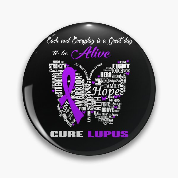 Item preview, Butterfly Ribbon Cure Lupus Awareness designed and sold by Tadmab.