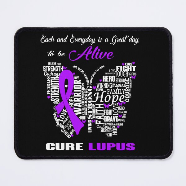 Item preview, Butterfly Ribbon Cure Lupus Awareness designed and sold by Tadmab.