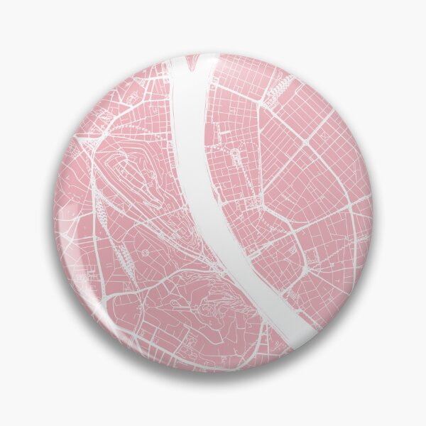 Item preview, Budapest, Hungary, City Map - Pink designed and sold by helloadventure.