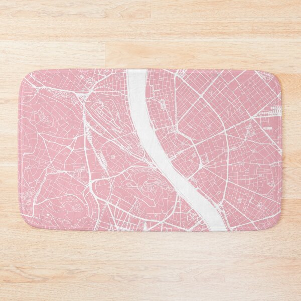 Item preview, Budapest, Hungary, City Map - Pink designed and sold by helloadventure.