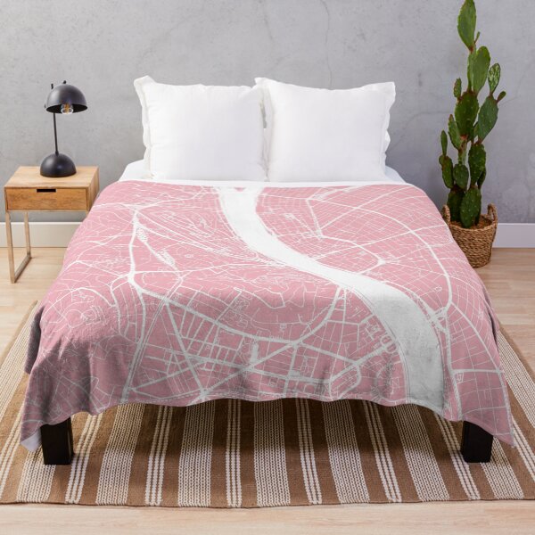 Item preview, Budapest, Hungary, City Map - Pink designed and sold by helloadventure.