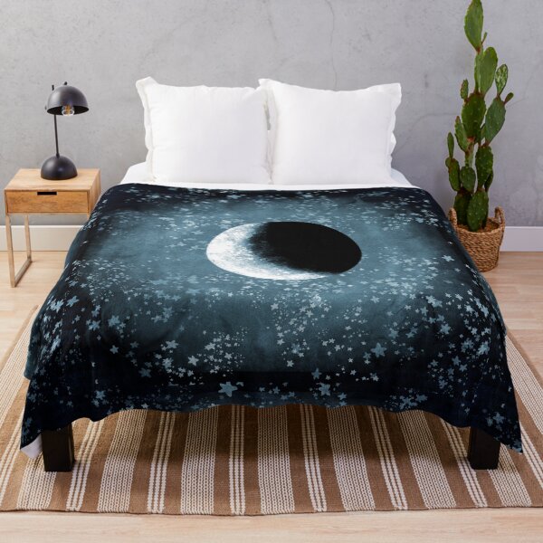 Aperçu de l'œuvre Effet galaxie de teinture de cravate de lune Blue Cresent créée et vendue par C.l S.