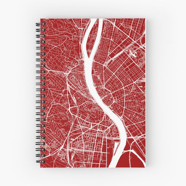 Item preview, Budapest, Hungary, City Map - Red designed and sold by helloadventure.