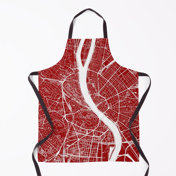 Item preview, Budapest, Hungary, City Map - Red designed and sold by helloadventure.