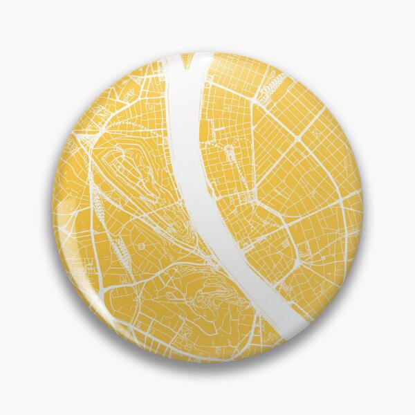 Item preview, Budapest, Hungary, City Map - Yellow designed and sold by helloadventure.