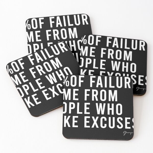 Item preview, Quote George Washington 99% Of Failures..., Men Women President's Day motivational quotes  designed and sold by Quote Frame.