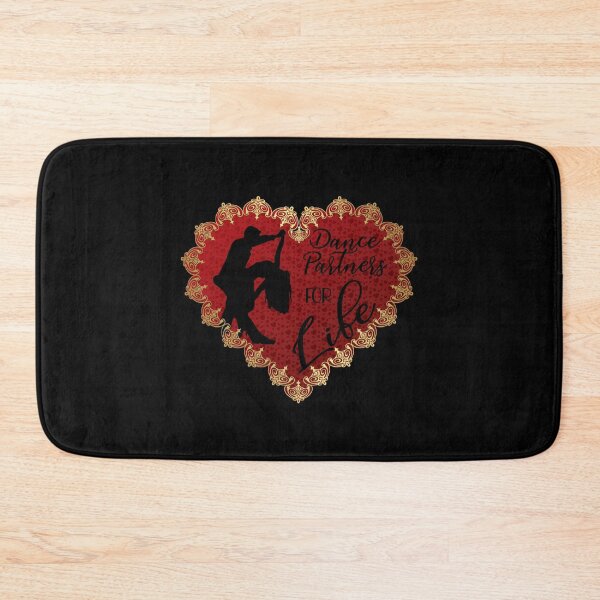 Item preview, Dance Partners for Life! (on Black) designed and sold by PawsitiveMum.