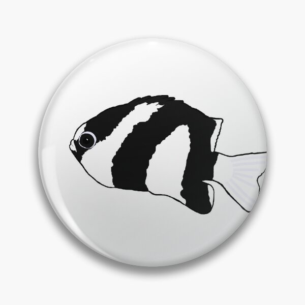 Item preview, Three Striped Damselfish designed and sold by emarinelife.