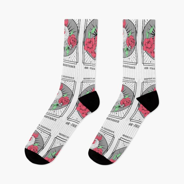 Item preview, Respect Animal Existence Vegan Punk Chicken Rooster designed and sold by jrobdesignz.