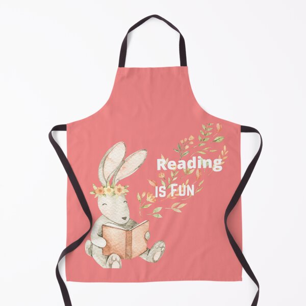 Item preview, Reading is Fun Rabbit, a gift for childrens birthday or first day in school designed and sold by LGMmugsdesign.