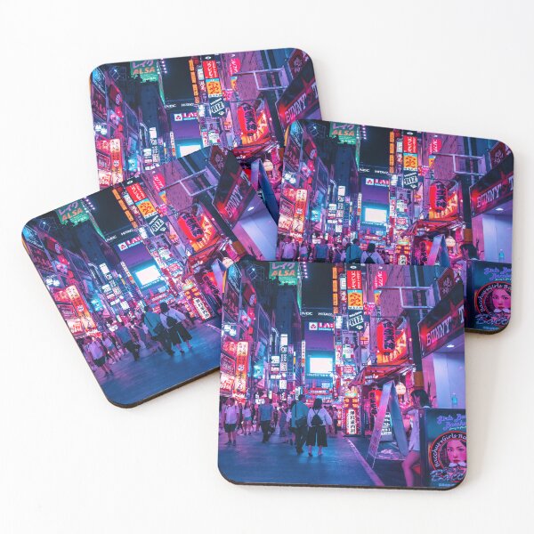 Item preview, Shinjuku's Cyberpunk Anime Vibe designed and sold by Neondreamscapes.