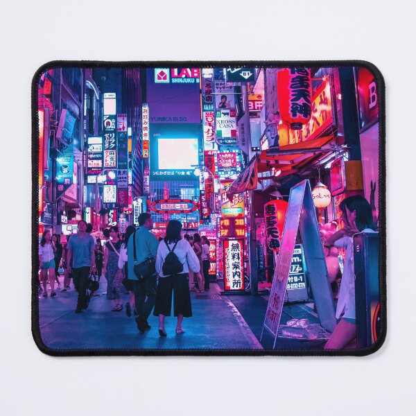 Item preview, Shinjuku's Cyberpunk Anime Vibe designed and sold by Neondreamscapes.