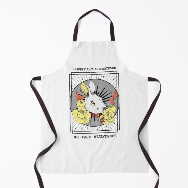 Item preview, Respect Animal Existence Punk Rabbit Go Vegan designed and sold by jrobdesignz.