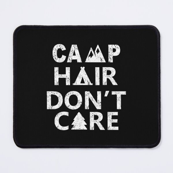 Item preview, CAMP HAIR, camper gift idea, camper humor designed and sold by lapolonaise.