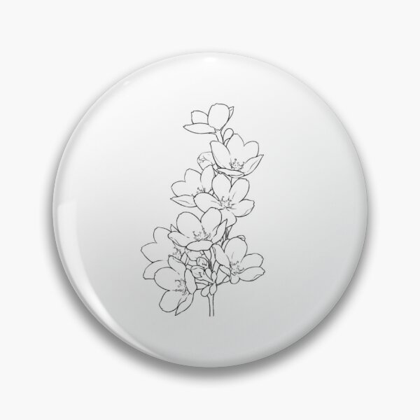 Item preview, Drawing of Sakura Flowers designed and sold by amsonia-art.