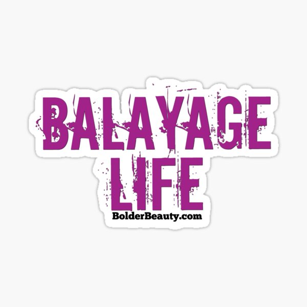 Balayage Life- Grape Sticker