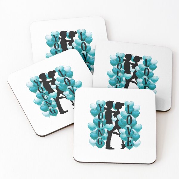 Item preview, Young Love (Aqua) designed and sold by PawsitiveMum.