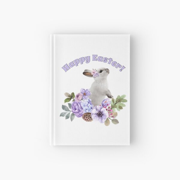 Item preview, Watercolor Easter Bunny with Pastel Flowers & Leaves designed and sold by bultpruf.
