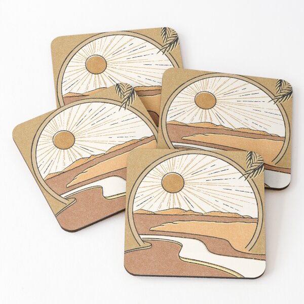 Item preview, Window Looking Onto Sunny Desert Boho Minimalist Art designed and sold by major-crimes.