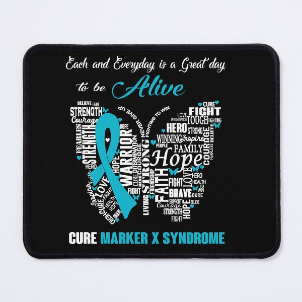 Item preview, Butterfly Ribbon Cure Marker X Syndrome Awareness designed and sold by Tadmab.