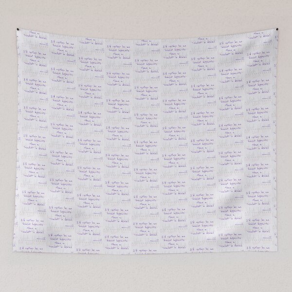 Item preview, "...an honest hypocrite..." designed and sold by Dorothy Ogda Laxton.